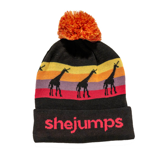 SheJumps Pom Beanie