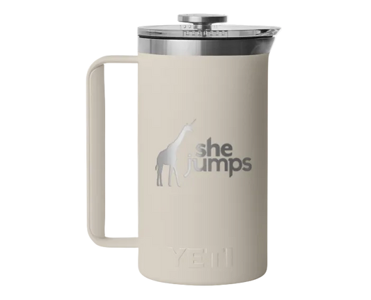 SHEJUMPS x YETI RAMBLER® 34 OZ FRENCH PRESS