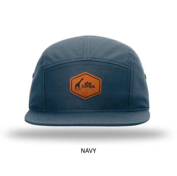 5-Panel Cap with Leather Patch