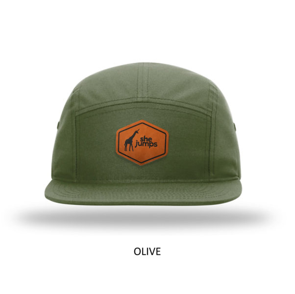 5-Panel Cap with Leather Patch