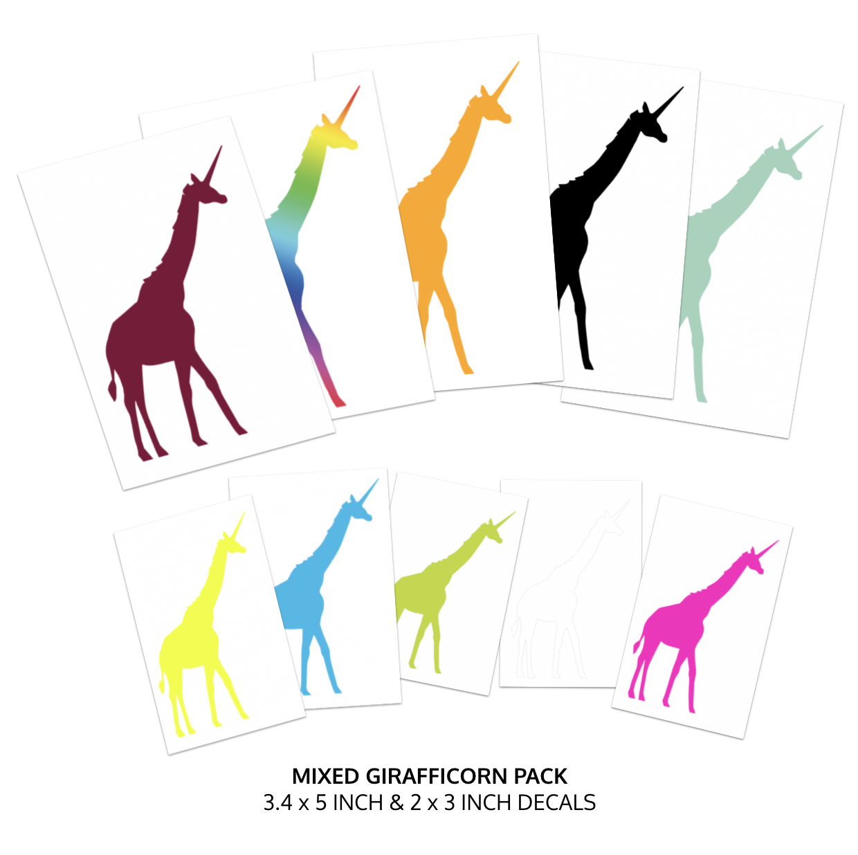 NEW QUALITY Girafficorn Sticker Packs